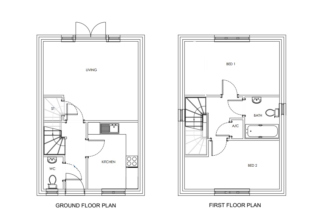 Floor plan – 1 Melody Road, SW18-01
