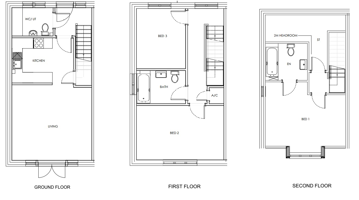 Floor plan – 1 Melody Road, SW18-01